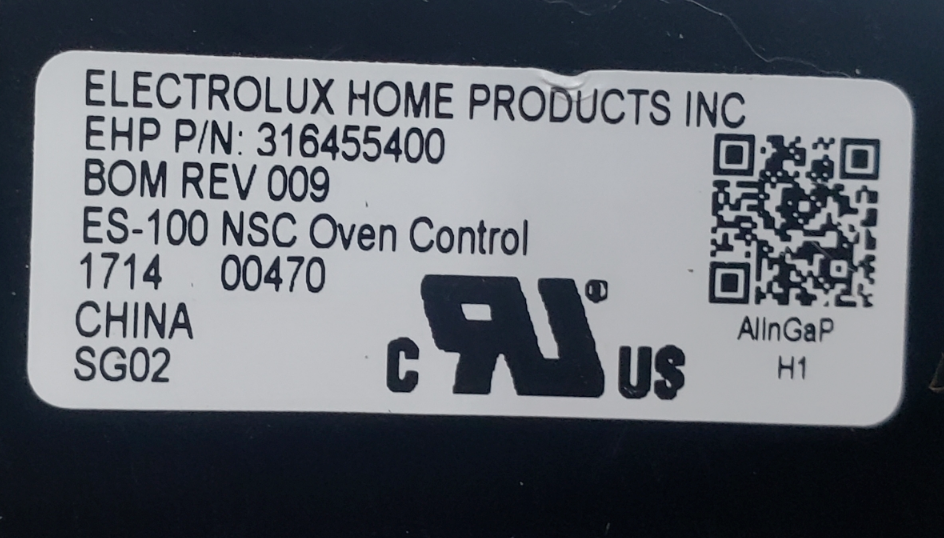 Genuine Frigidaire Oven Control Board 316455400 Same Day Ship & 60 Days Warranty