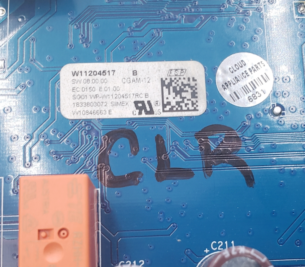 Genuine Whirlpool Oven Control Board W11204517 Same Day Ship & *60 Days Warranty