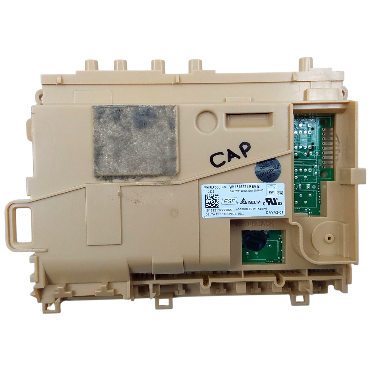 OEM Whirlpool Dishwasher Board W11516221  *Same Day Shipping & 60 Days Warranty*