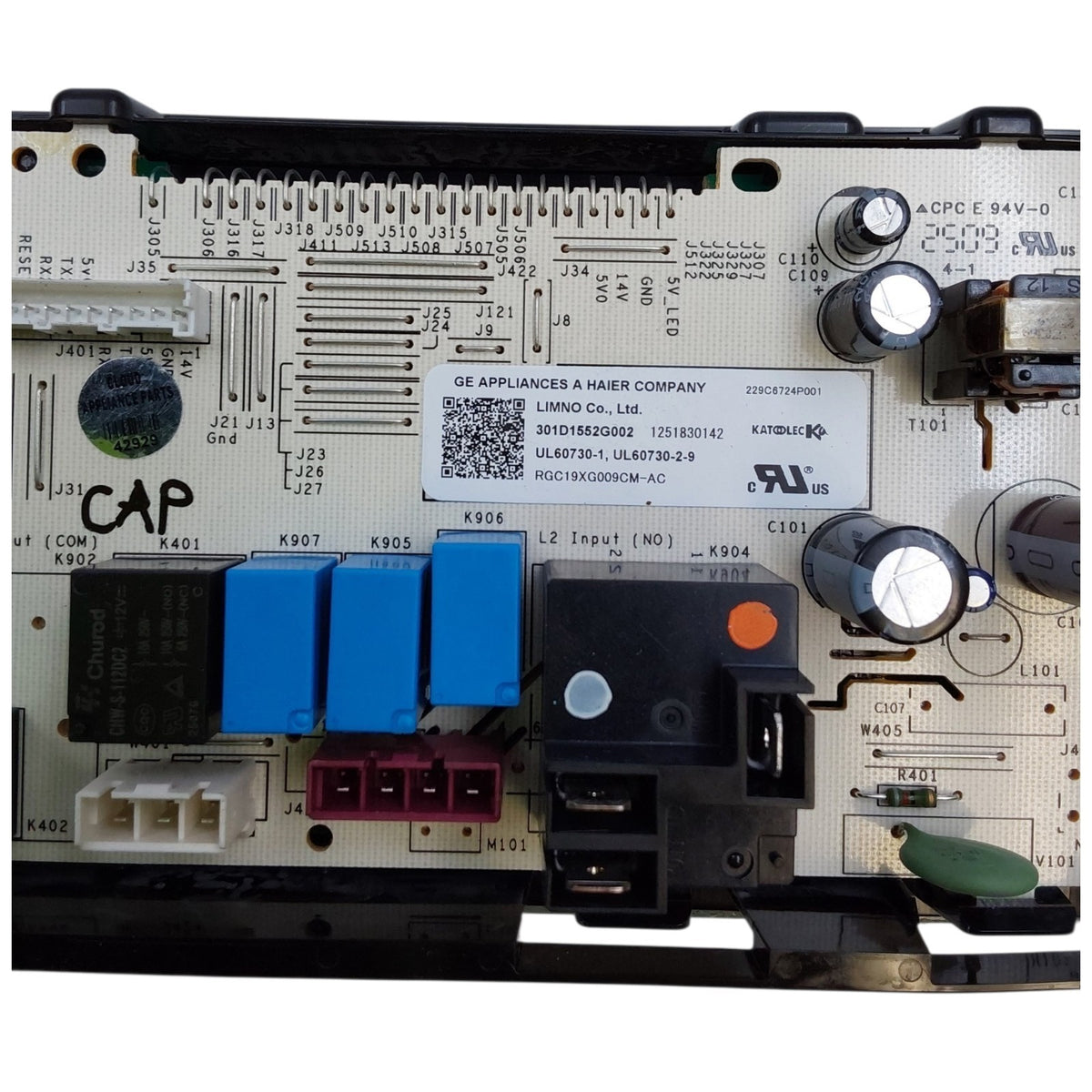 GE Genuine Range Control Board 301D1552G002 Same Day Shipping & 60 Days Warranty
