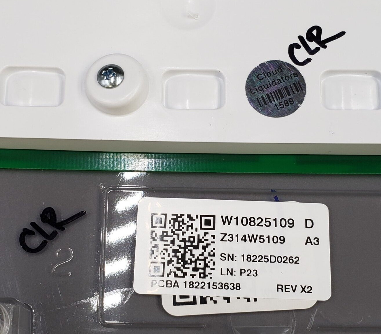 Genuine Whirlpool Washer Control W10825109 Same Day Shipping & 60 Days Warranty.