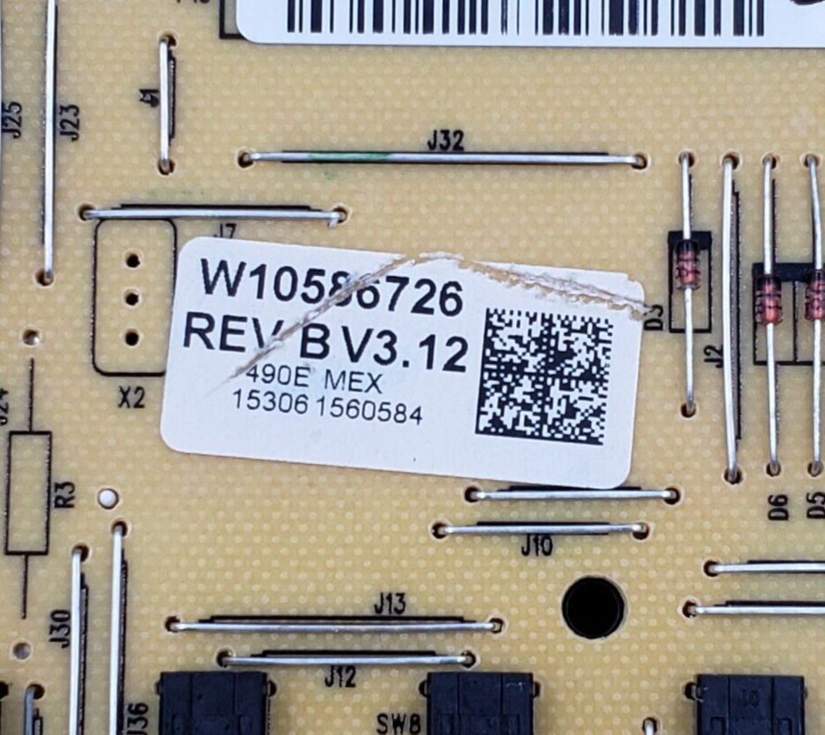 Genuine Whirlpool Range Control Board W10586726 Same Day Ship & 60 Days Warranty
