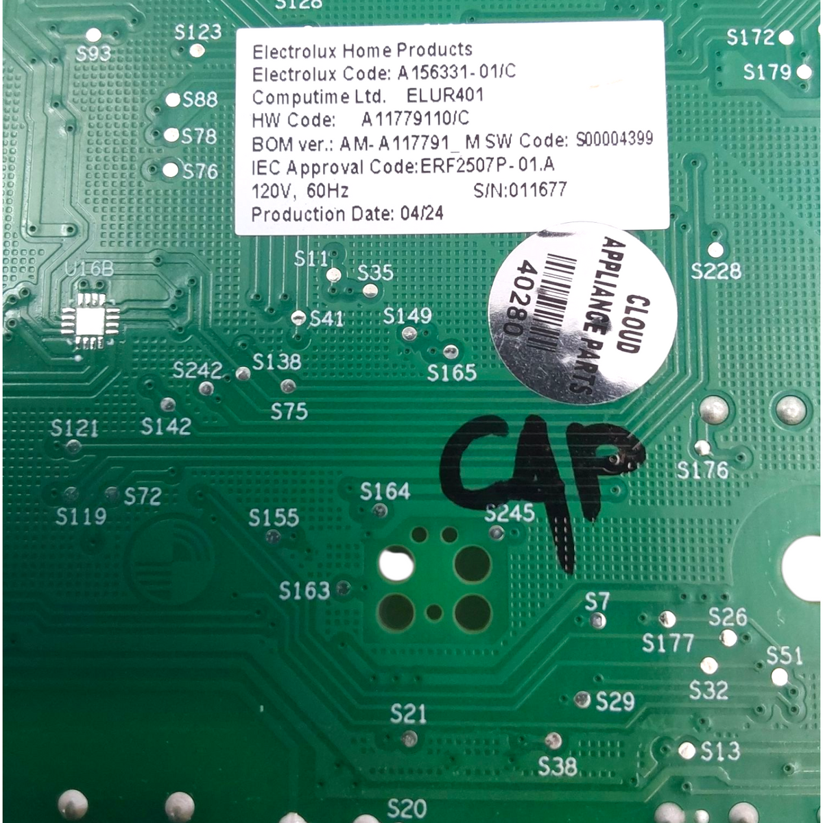 Frigidaire OEM Fridge Control Board A15633101 *Same Day Ship & 60 Days Warranty*