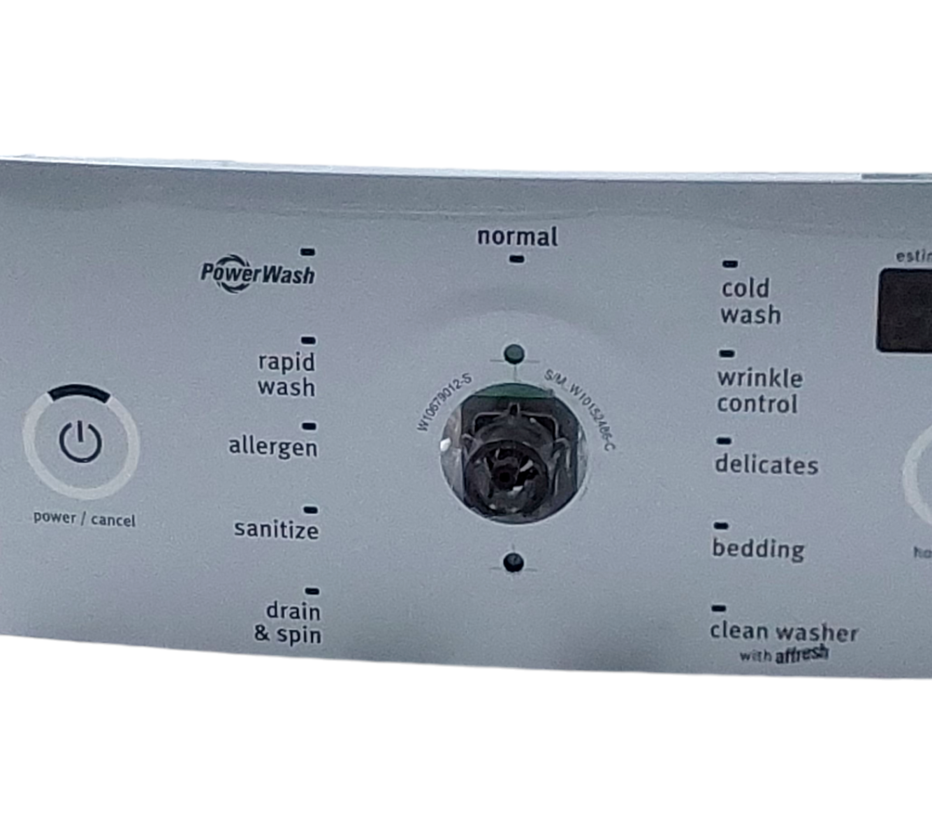 OEM Whirlpool Washer Control Panel W10825105  *Same Day Ship & 60 Days Warranty*