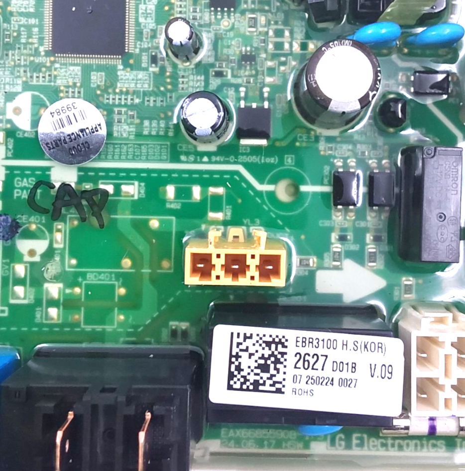 LG OEM Dryer Main Control Board EBR31002627 Same Day Shipping & 60 Days Warranty