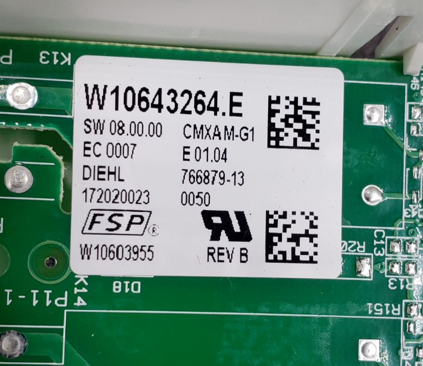 Genuine Whirlpool Range Control Board W10643264 Same Day Ship & 60 Days Warranty