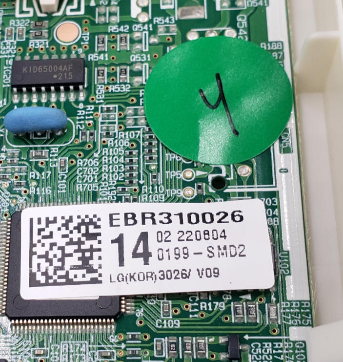 Genuine LG Dryer Control Board EBR31002614 *Same Day Shipping & 60 Days Warranty