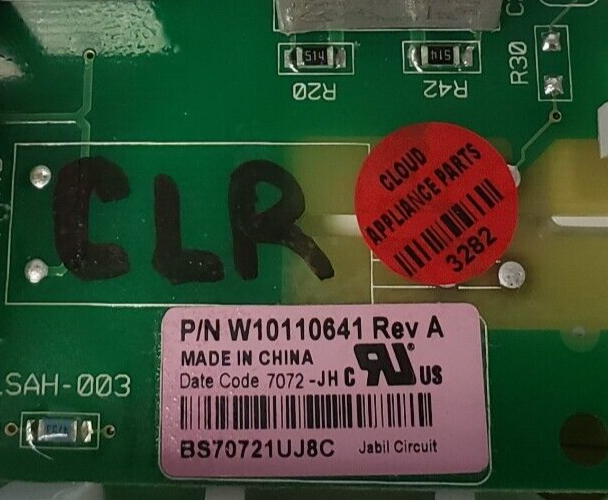 Genuine Whirlpool Dryer Control Board W10110641 Same Day Ship & 60 Days Warranty