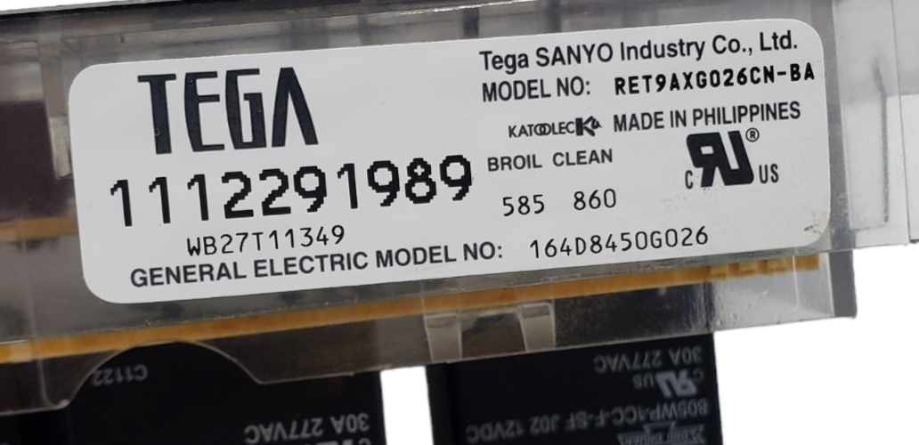 Genuine GE Range Control Board 164D8450G026 Same Day Shipping & 60 Days Warranty