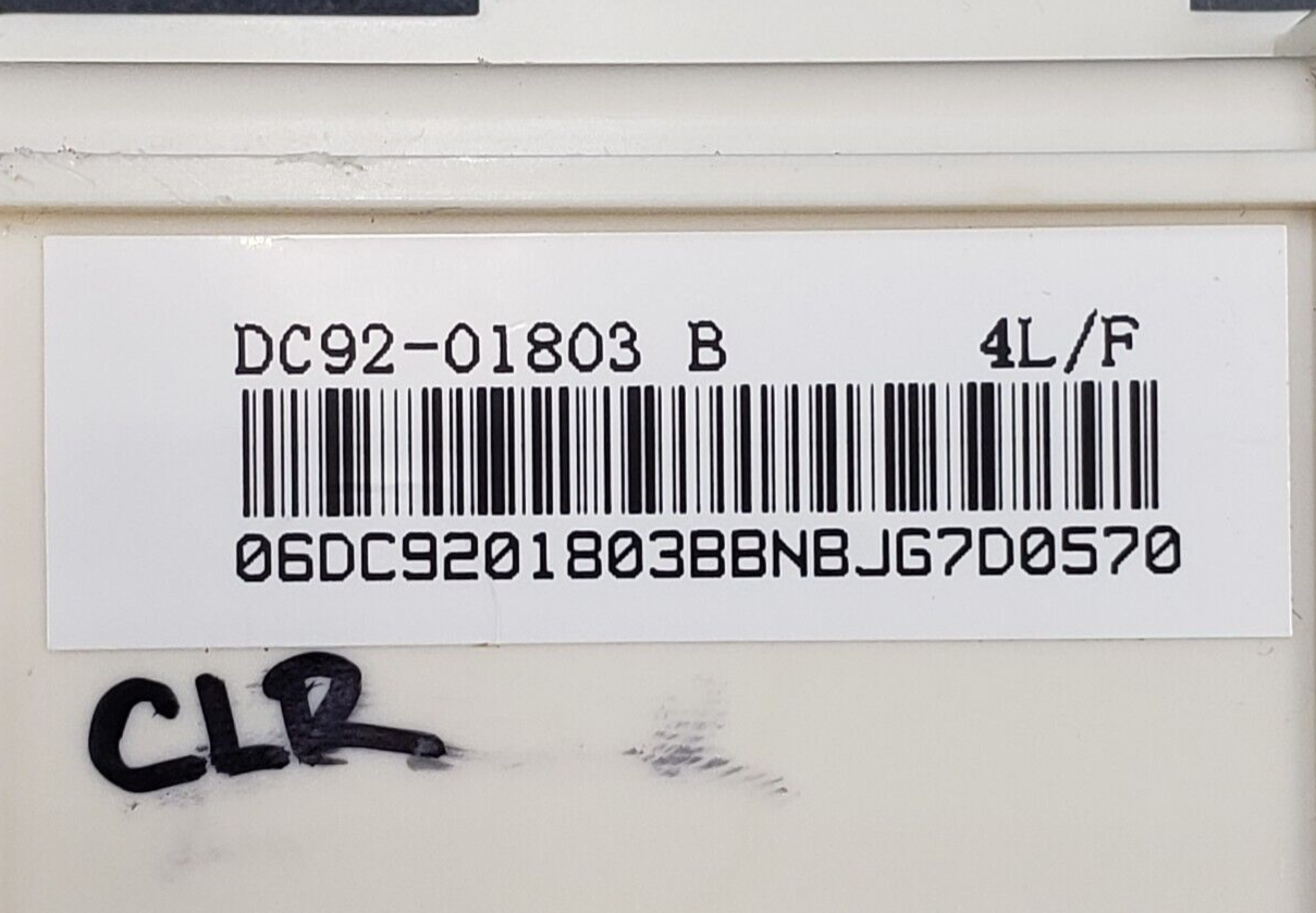 Genuine Samsung Washer Control DC92-01803B Same Day Shipping & 60 Days Warranty*