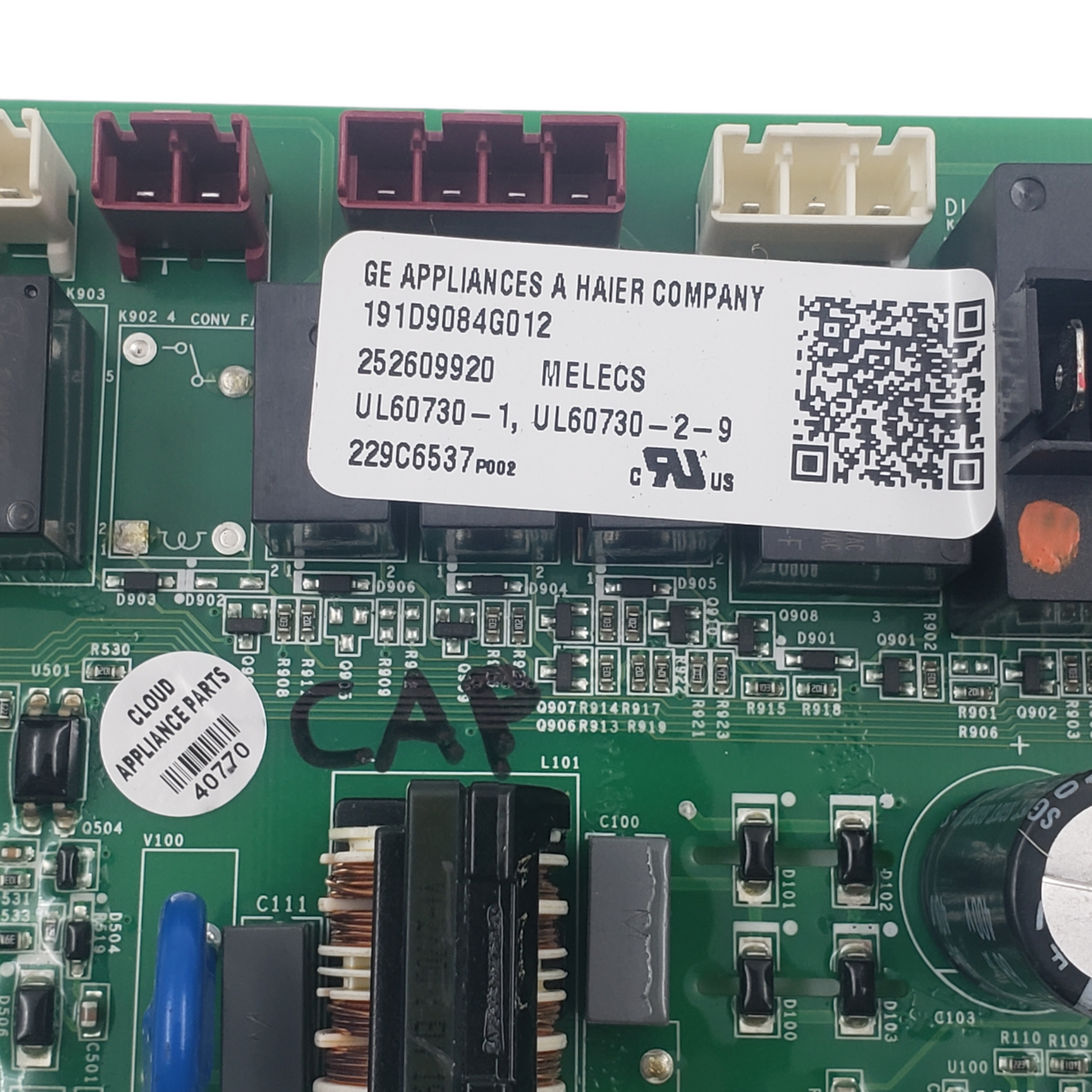 GE Genuine Range Control Board 191D9084G012 Same Day Shipping & 60 Days Warranty
