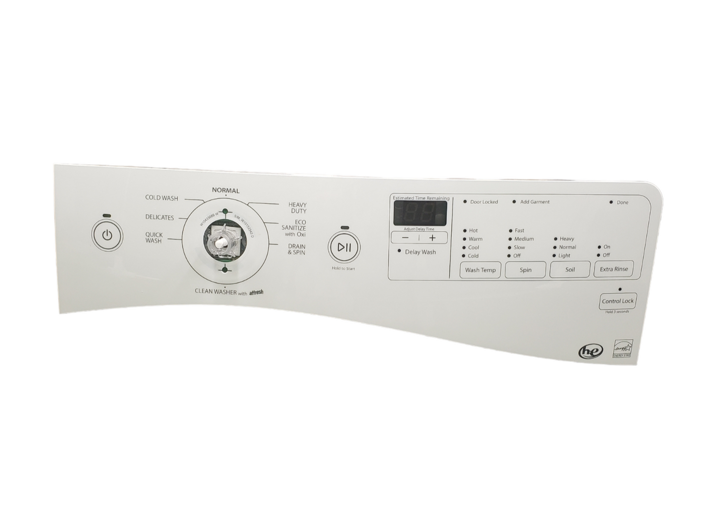Genuine Whirlpool Washer Control Panel W10750475 Same Day Ship & 60 Day Warranty