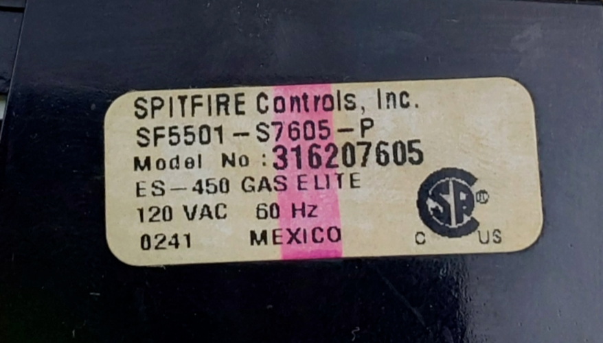 Genuine Frigidaire Range Oven Control 316207605 Same Day Ship & 60 Days Warranty