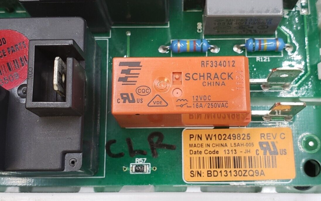 Genuine Whirlpool Dryer Control Board W10249825 Same Day Ship & 60 Days Warranty