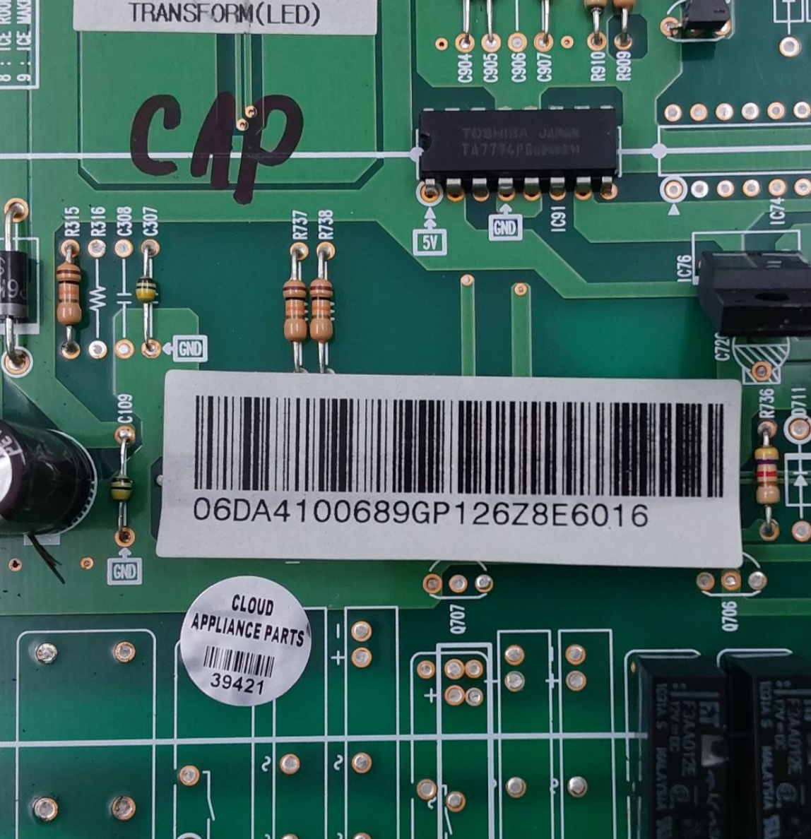 Samsung OEM Fridge Control Board DA41-00689G *Same Day Ship & 60 Days Warranty**