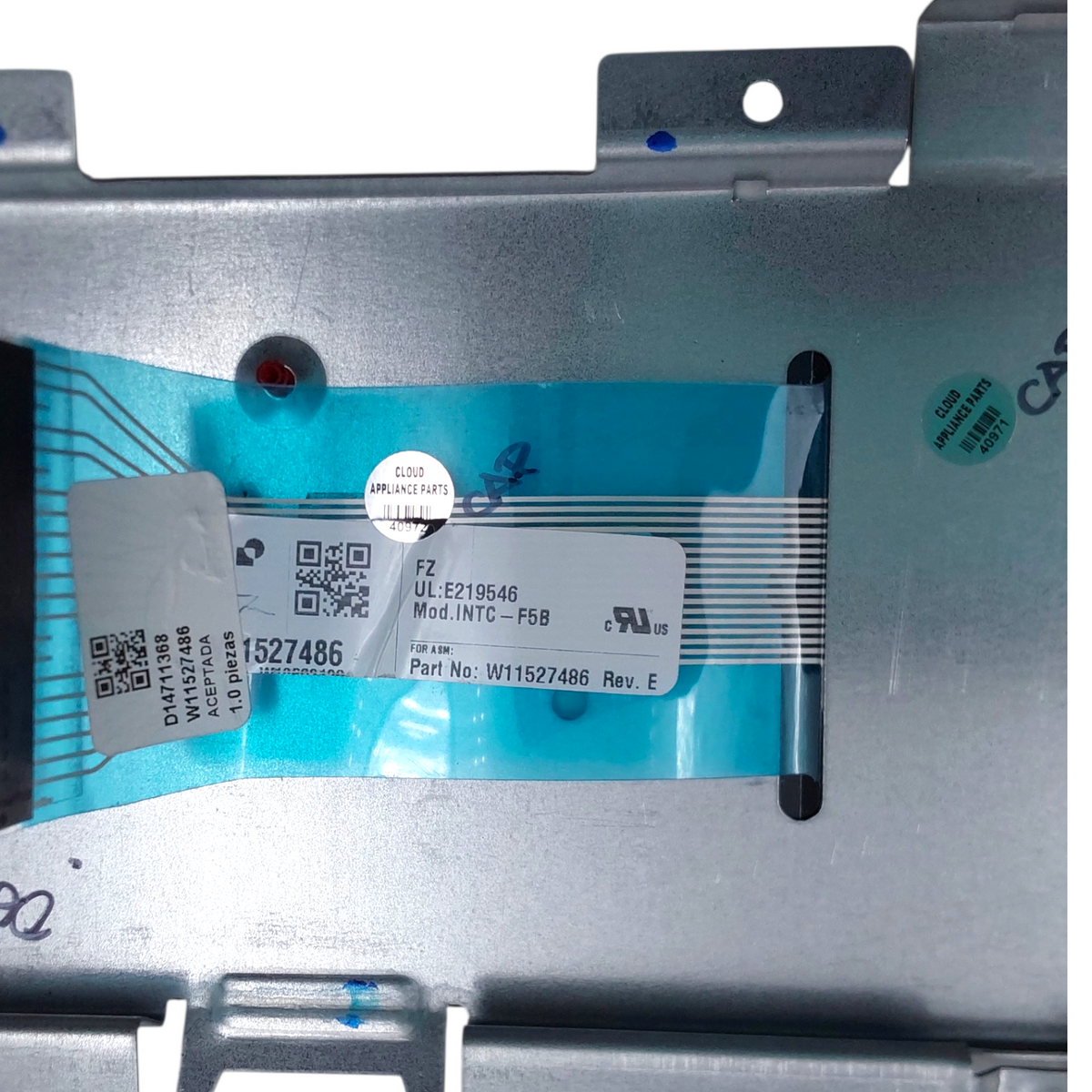 Whirlpool Genuine Range Control Panel W11527486 Same Day Ship & 60 Days Warranty