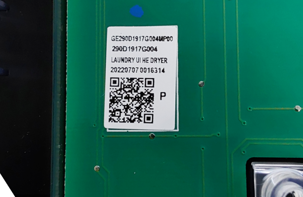 New OEM GE Dryer Control Panel 290D1917G004 Same Day Shipping & 60 Days Warranty