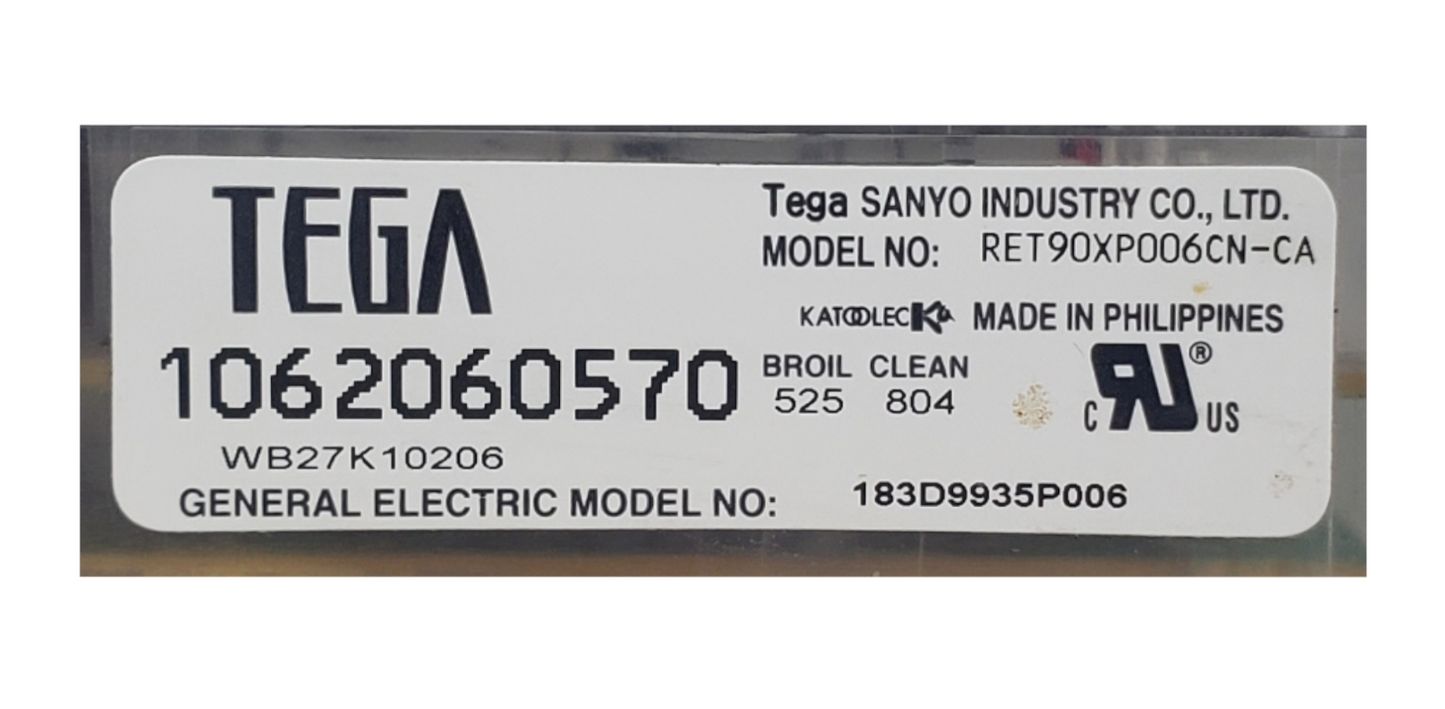 Genuine GE Range Control Board 183D9935P006 Same Day Shipping &60 Days Warranty*