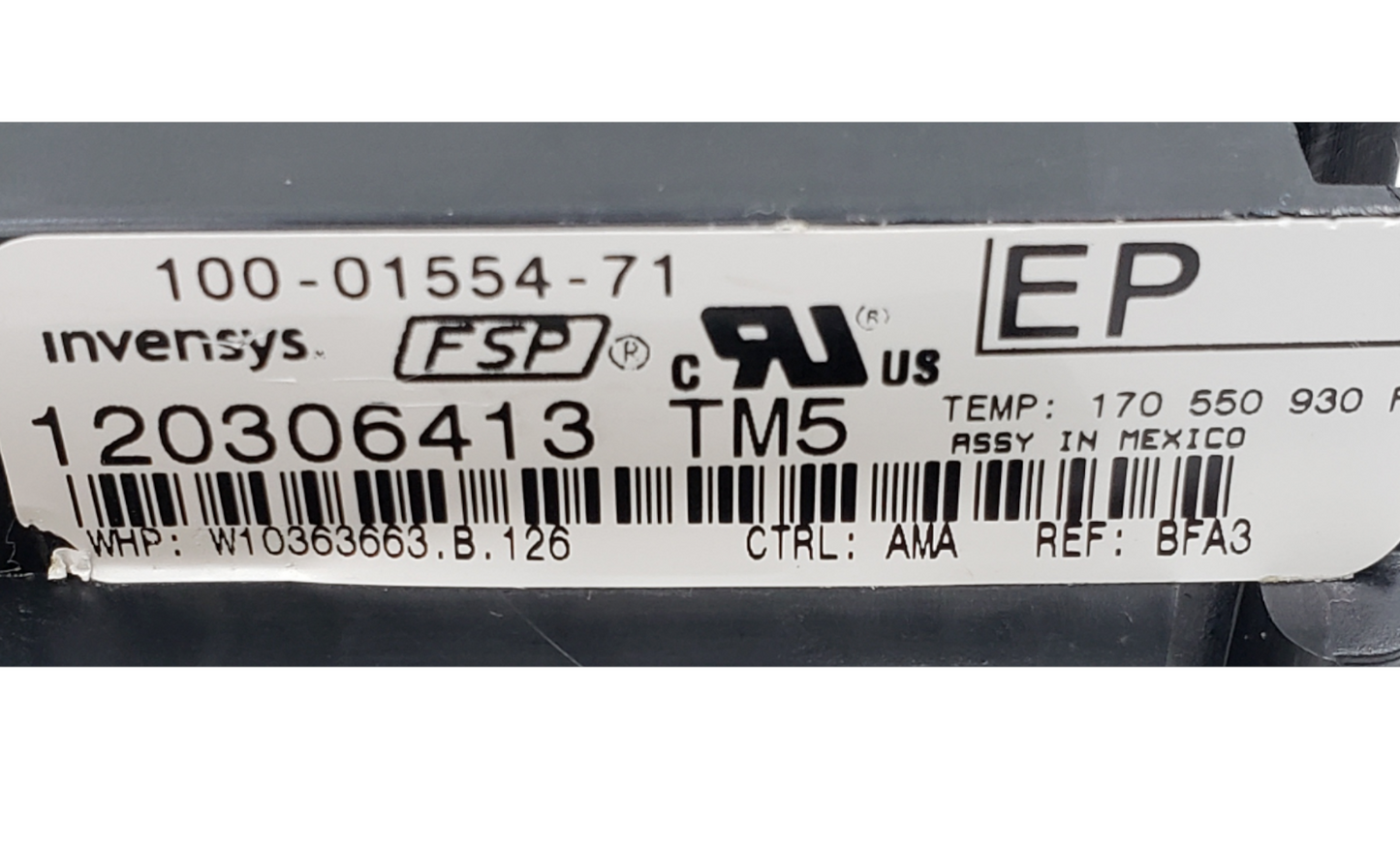 Genuine Whirlpool Range Control Board W10363663 Same Day Ship & 60 Days Warranty