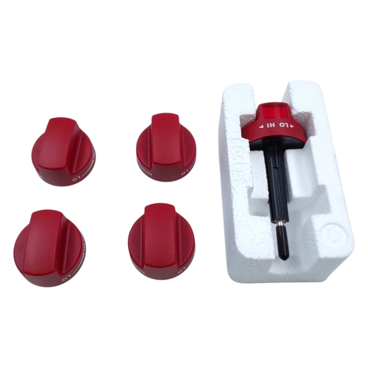 Wolf New Range Red Control Knob Kit 804368 Same Day Shipping & 60 Days Warranty*