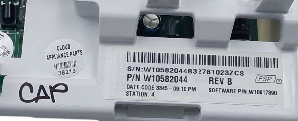 OEM Whirlpool Washer Control Board W10582044 *Same Day Ship & 60 Days Warranty**