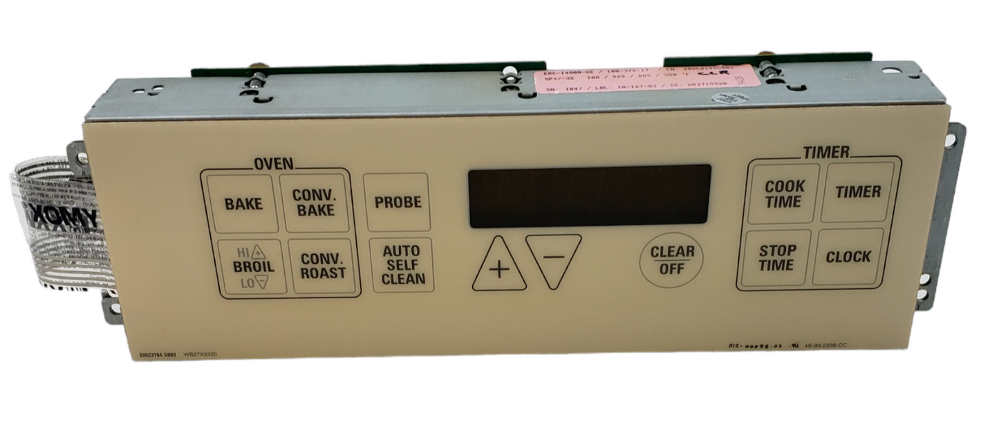 Genuine GE Range Control Board 205C2195G006 Same Day Shipping & 60 Days Warranty