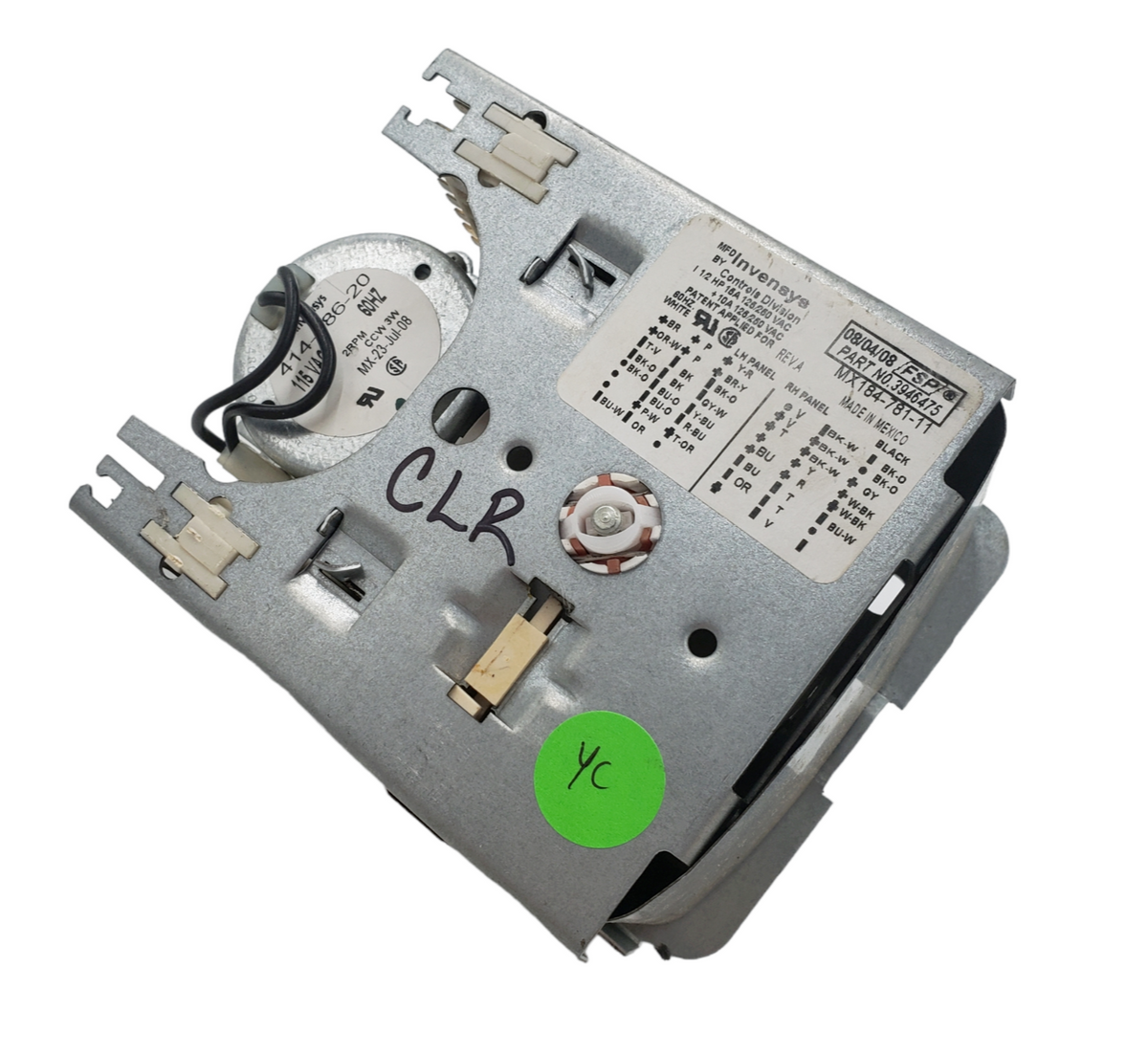 OEM Whirlpool Washer Timer Assembly 3946475 Same Day Shipping & 60 Days Warranty
