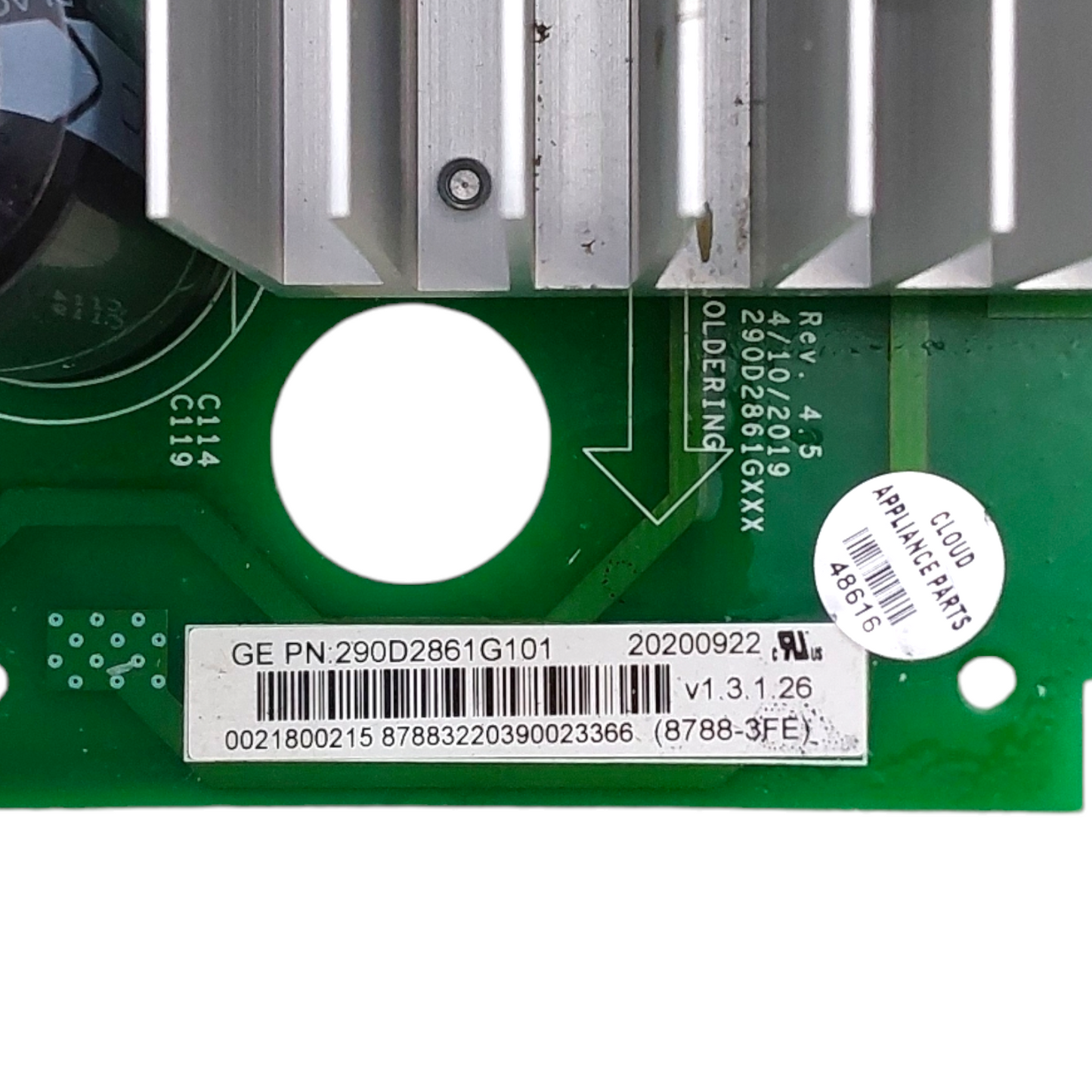 Genuine GE Washer Control Board 290D2861G101  *Same Day Ship & 60 Days Warranty*