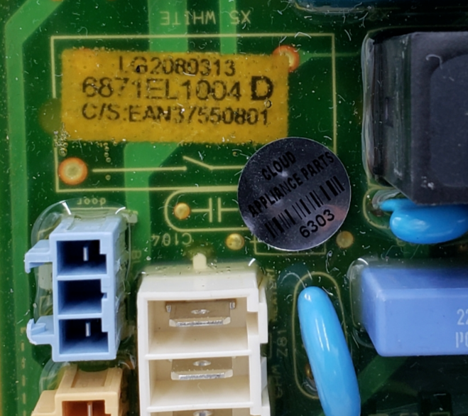 Genuine LG Washer Control Board 6871EC2123C Same Day Shipping & 60 Days Warranty
