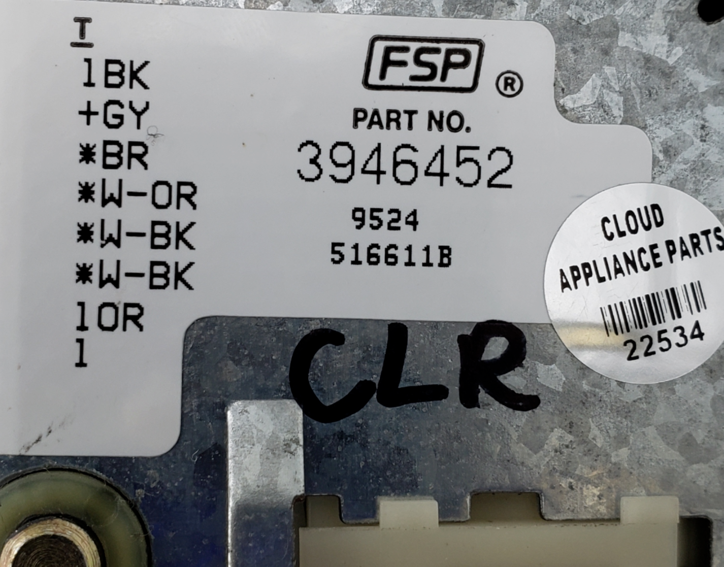 Genuine Whirlpool Washer Timer Assembly 3946452 Same Day Ship & 60 Days Warranty