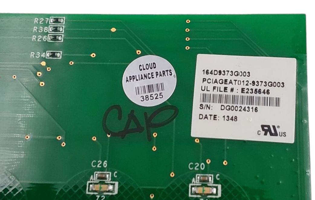Genuine GE Range Control Board 164D9373G003 Same Day Shipping & 60 Days Warranty