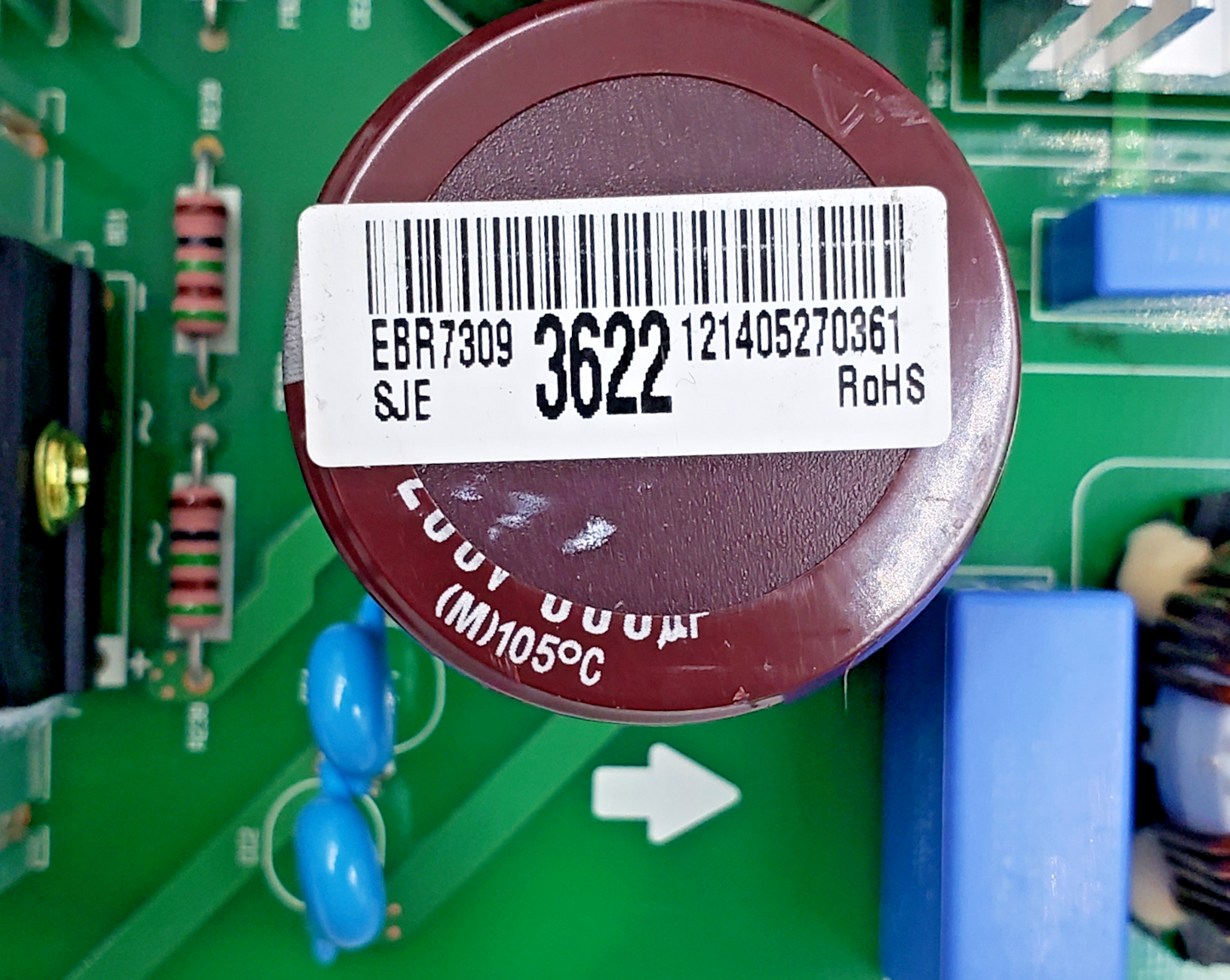 Genuine LG Fridge Control Board EBR73093622 Same Day Shipping & 60 Days Warranty