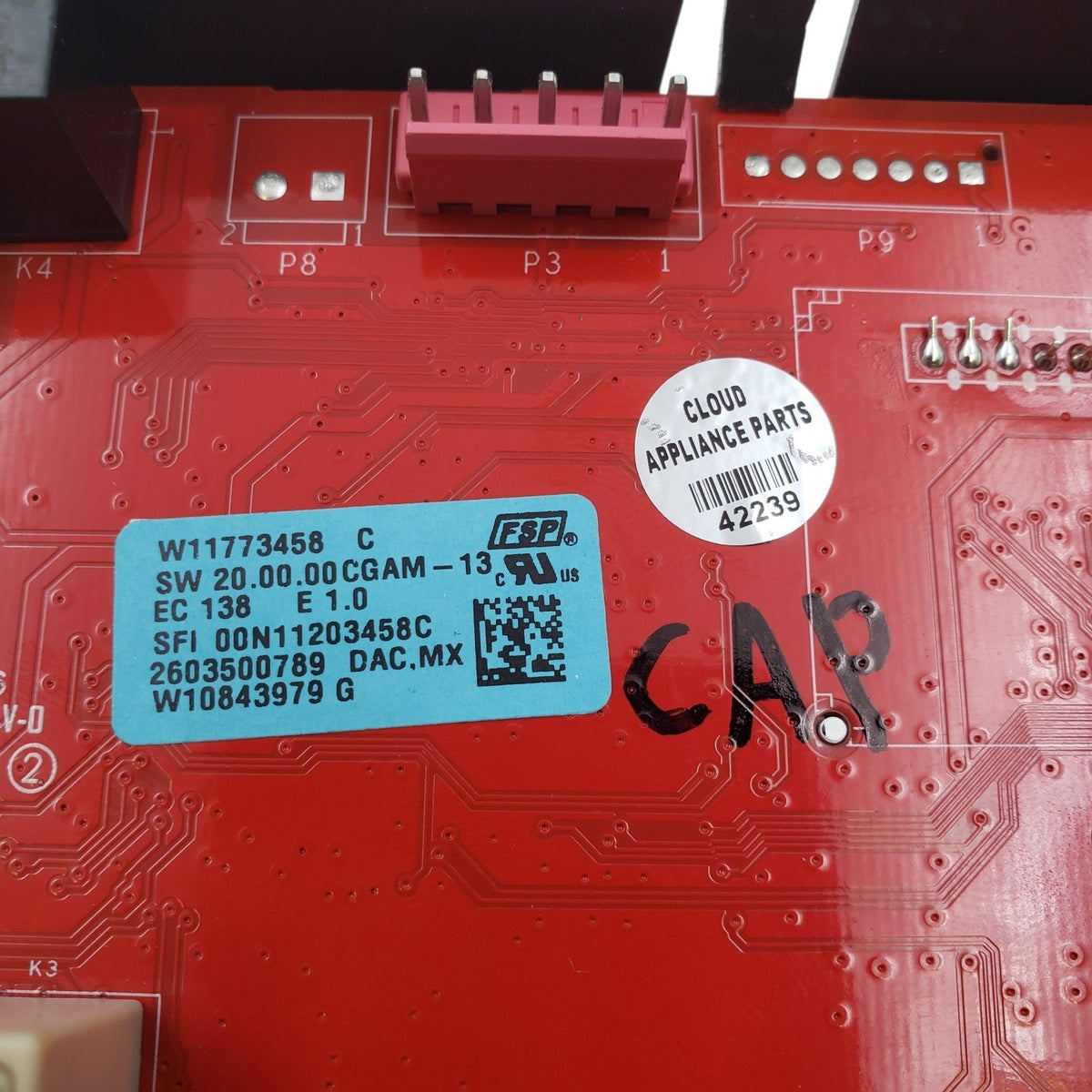 Whirlpool Genuine Oven Control Board W10843979 *Same Day Ship & 60 Days Warranty