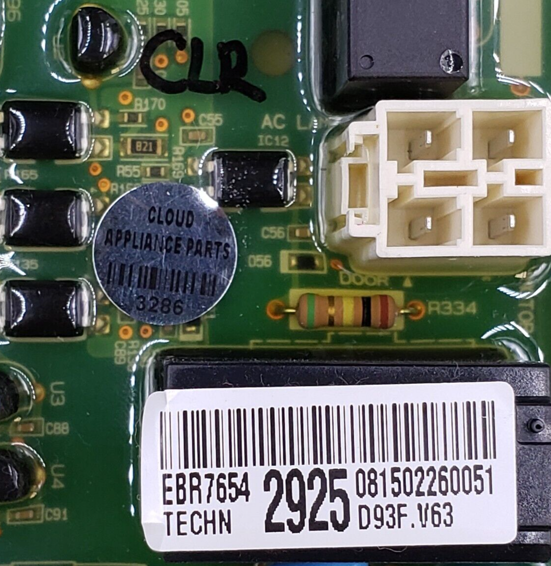 Genuine LG Dryer Control Board EBR76542925 Same Day Shipping & 60 Days Warranty.