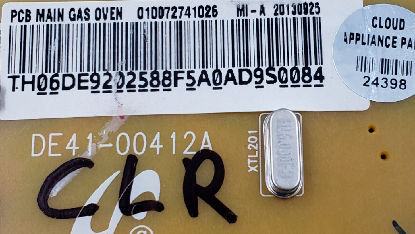 Genuine Samsung Range Control Board DE92-02588F Same Day Ship & 60 Days Warranty