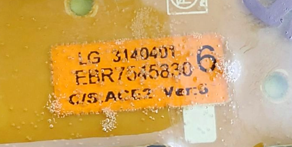 Genuine LG Washer Control Board EBR75857906 Same Day Shipping & 60 Days Warranty