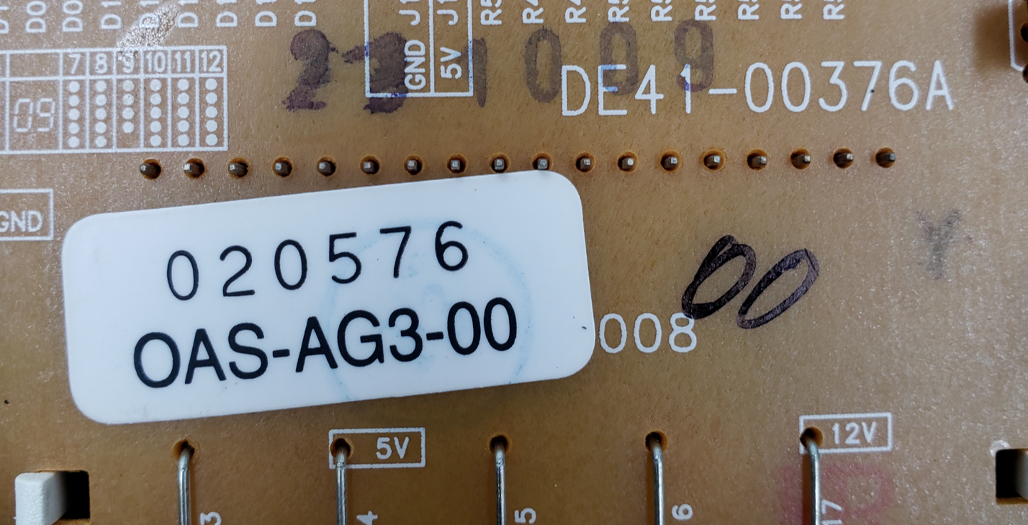 Genuine Samsung Oven Control Board OAS-AG3-00  *Same Day Ship & 60 Days Warranty
