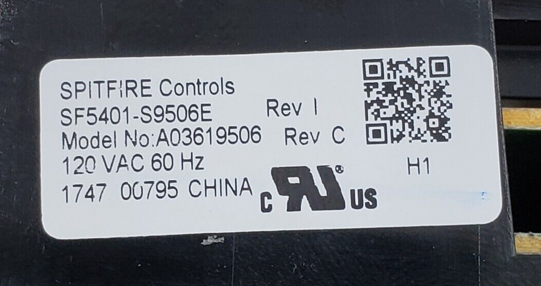 Genuine Frigidaire Range Control A03619506 Same Day Shipping & 60 Days Warranty.