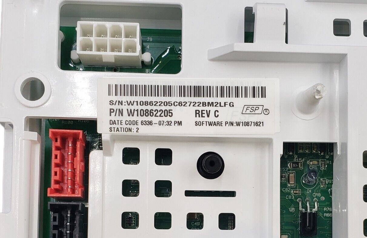 Genuine Whirlpool Control Board W10862205 Same Day Shipping *& 60 Days Warranty*
