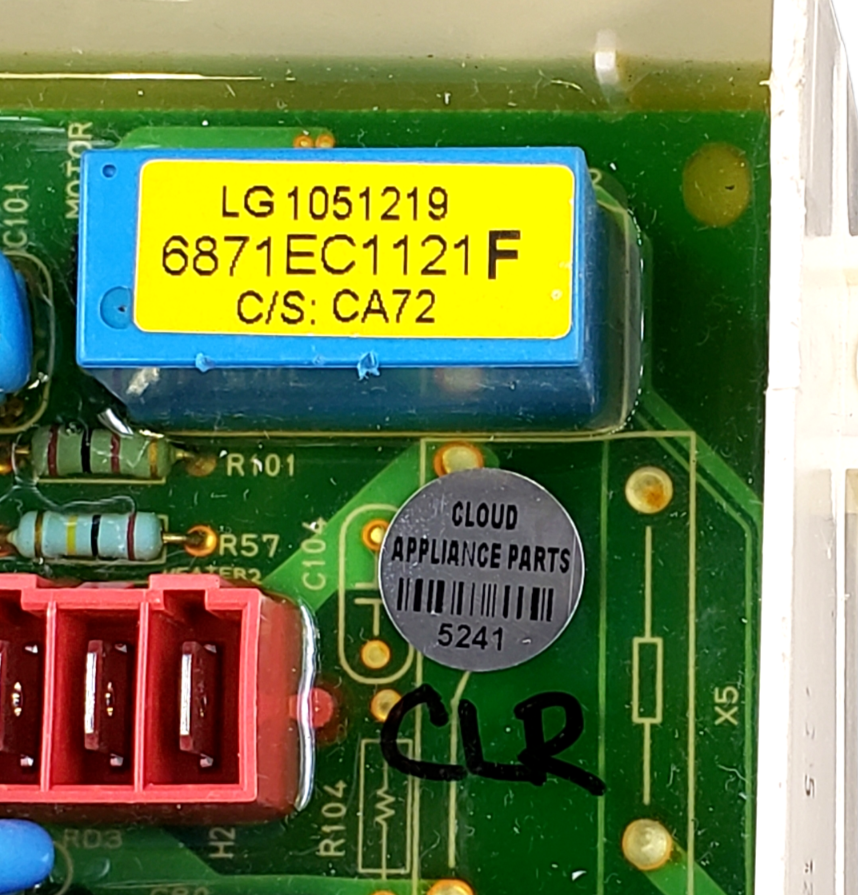 Genuine LG Dryer Control Board 6871EC1121F Same Day Shipping & 60 Days Warranty*