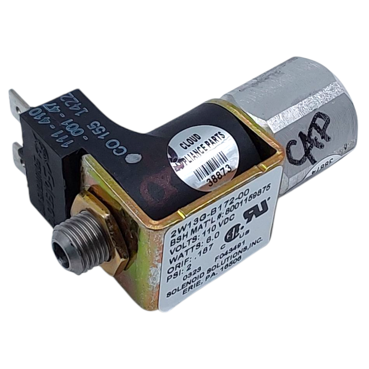 New Bosch Range Solenoid Valve 8001159875 *Same Day Shipping & 60 Days Warranty*