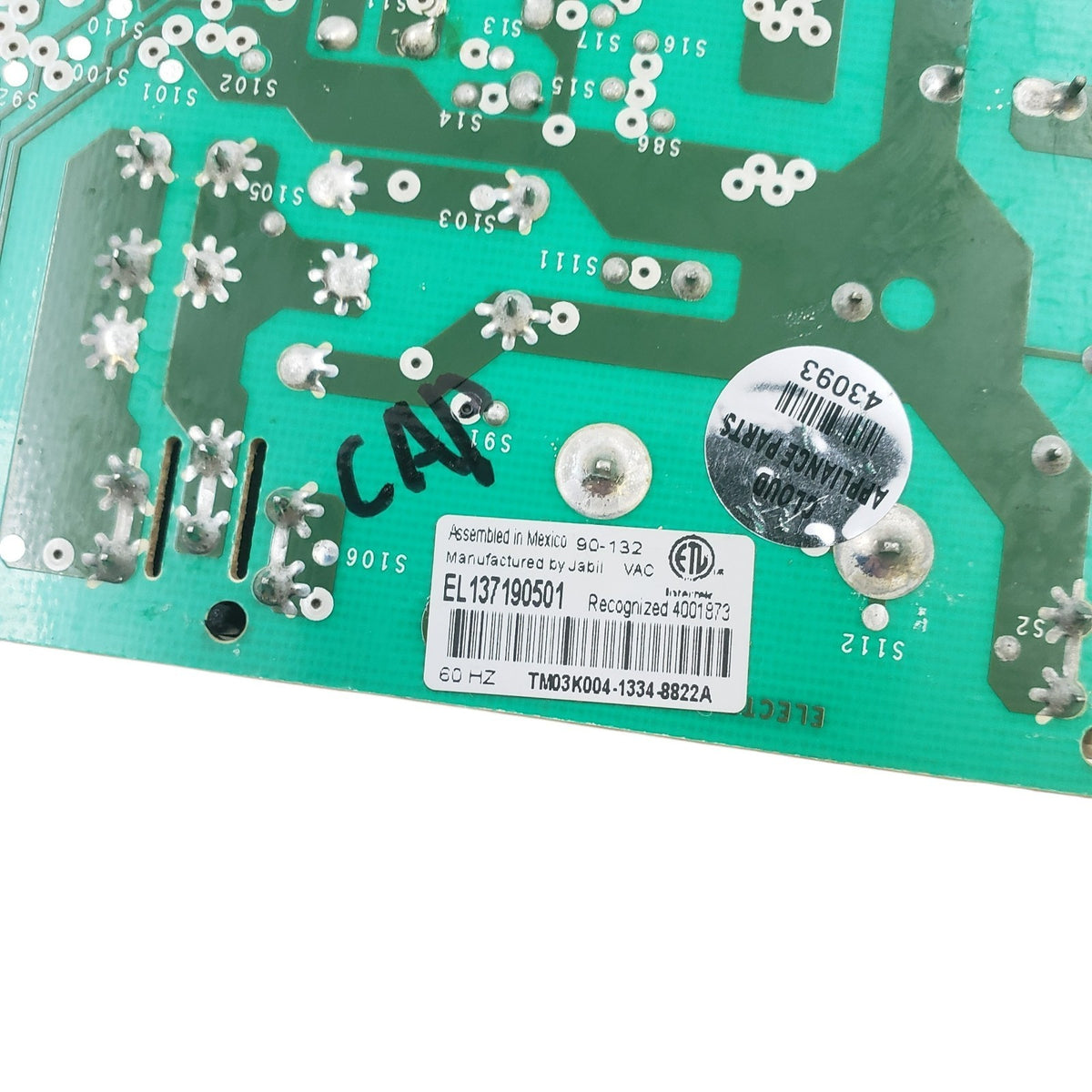 Frigidaire OEM Dryer Control Board 137190501 **Same Day Ship & 60 Days Warranty*