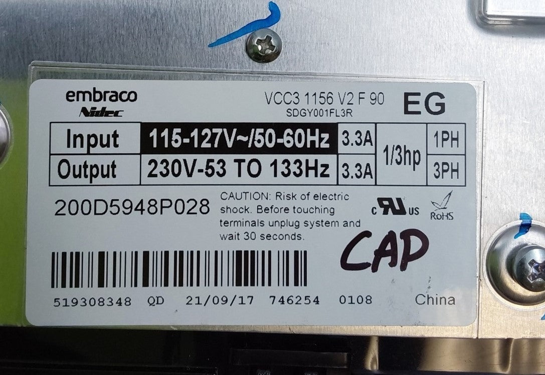 GE Genuine Fridge Inverter Board 200D5948P028 *Same Day Ship & 60 Days Warranty*