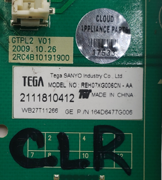 Genuine GE Oven Control Panel 164D6477G006 *Same Day Shipping & 60 Days Warranty
