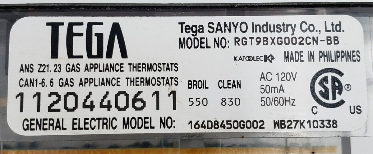 Genuine GE Range Control Board 164D8450G002 Same Day Shipping & 60 Days Warranty