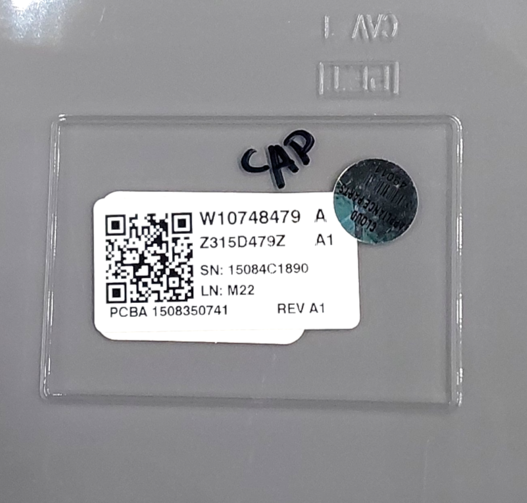 Genuine Whirlpool Dryer Control Panel W10748479 Same Day Ship & 60 Days Warranty