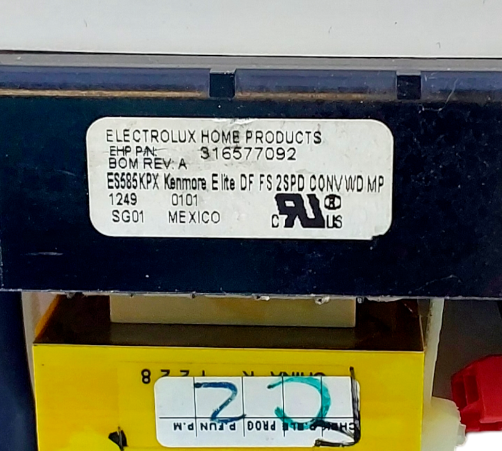 Genuine Frigidaire Range Control Board 316577092 Same Day Ship &60 Days Warranty