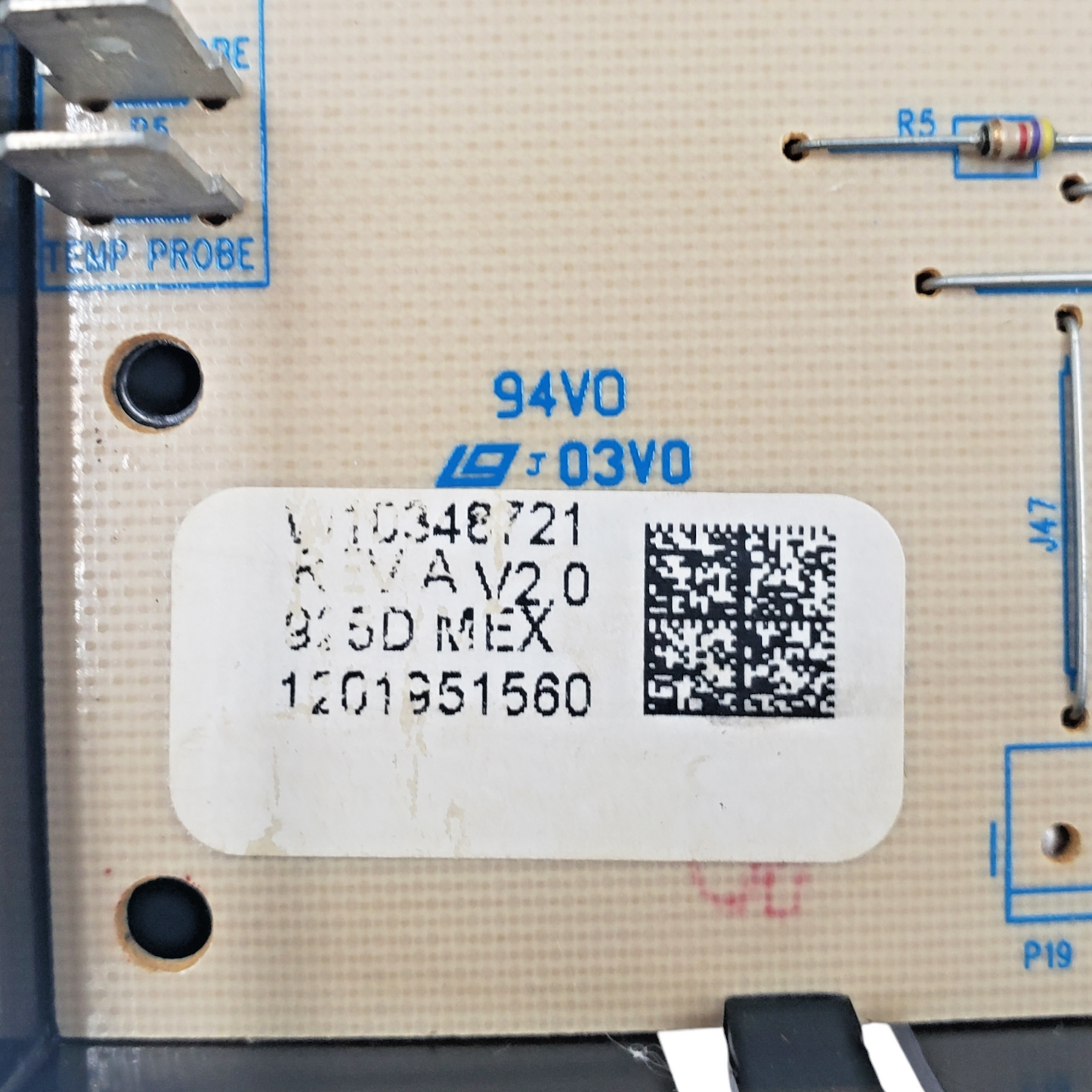 Genuine Whirlpool Range Control Board W10348721 Same Day Ship & 60 Days Warranty