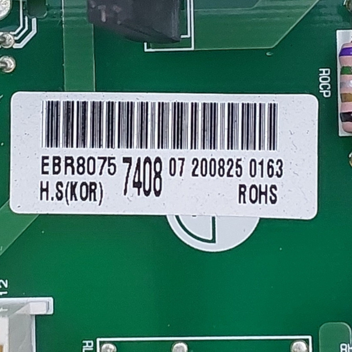 LG Genuine Fridge Control Board EBR80757408 Same Day Shipping & 60 Days Warranty