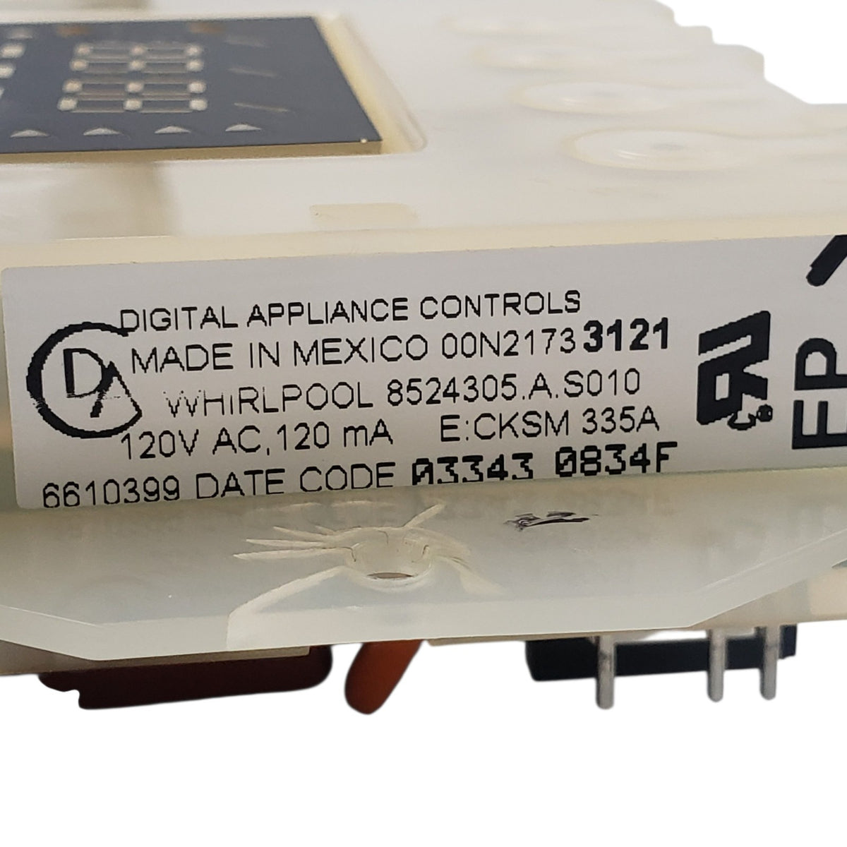 Genuine Whirlpool Oven Control Board 8524305 **Same Day Ship & 60 Days Warranty*